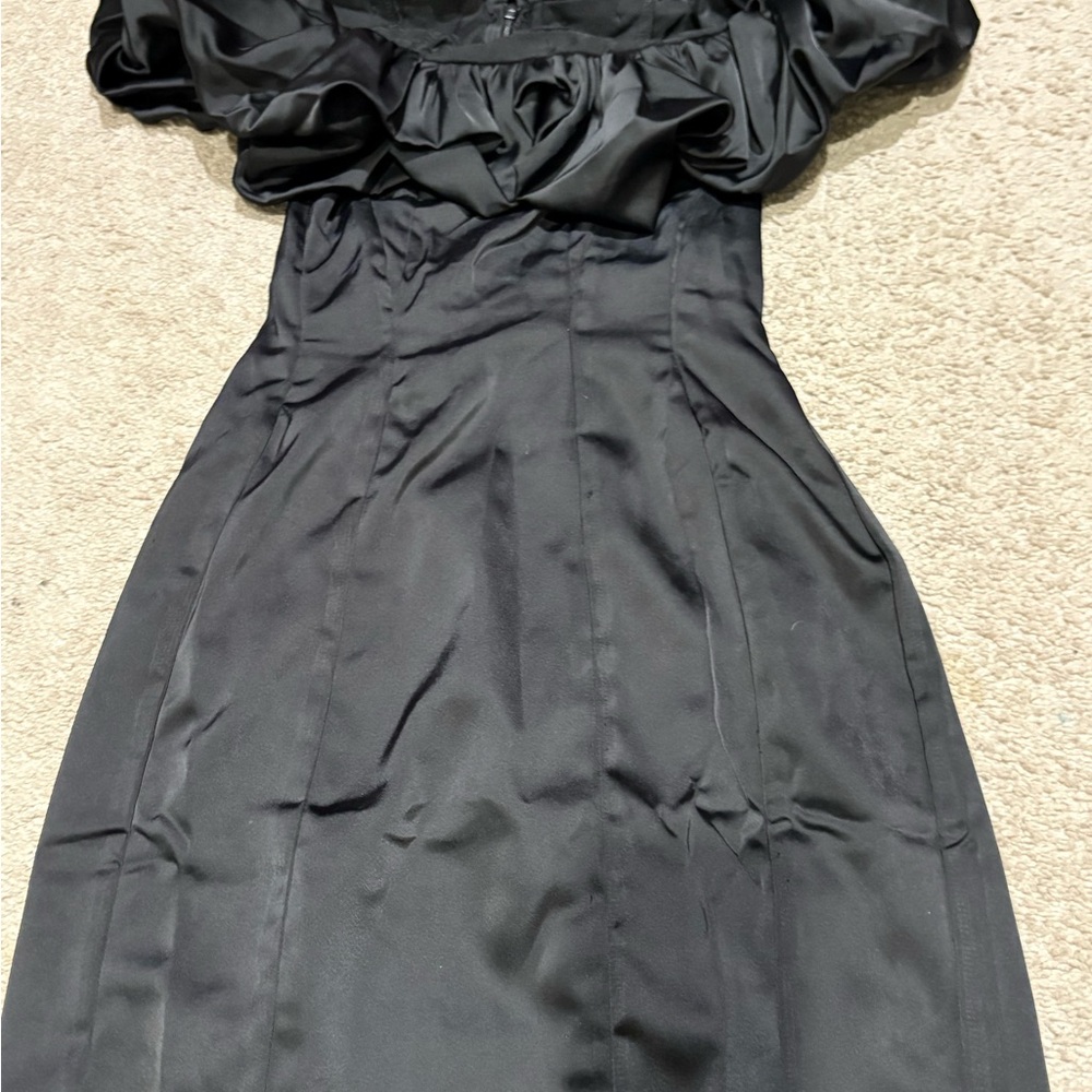 Elegant Black Off-Shoulder Dress